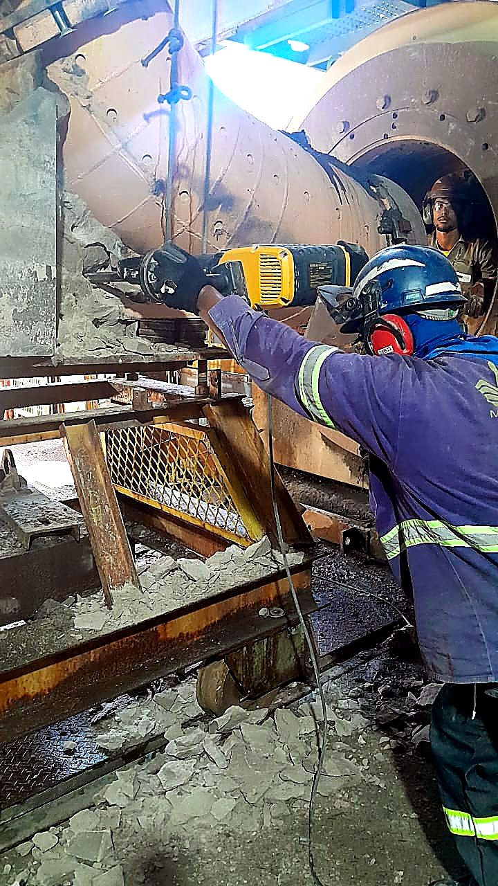Manutenção mecânica industrial